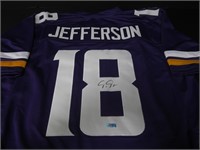 VIKINGS JUSTIN JEFFERSON SIGNED JERSEY HERITAGE