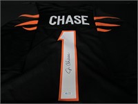 BENGALS JA'MARR CHASE SIGNED JERSEY FSG COA