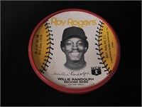 1983 MSA ROY ROGERS WILLIE RANDOLPH DISC CARD