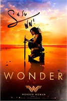 Gal Gadot Autograph Wonder Woman Poster