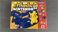 Vtg 2000 Pikachu Nintendo 64 Console Set
