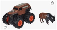 New Wild Republic Bison & Truck, Kids Gifts,