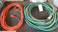 GARDEN HOSES AND EXTENSION CORD - CUT