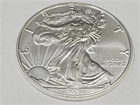 2020 UNC 1 oz. Silver Eagle $1 Coin