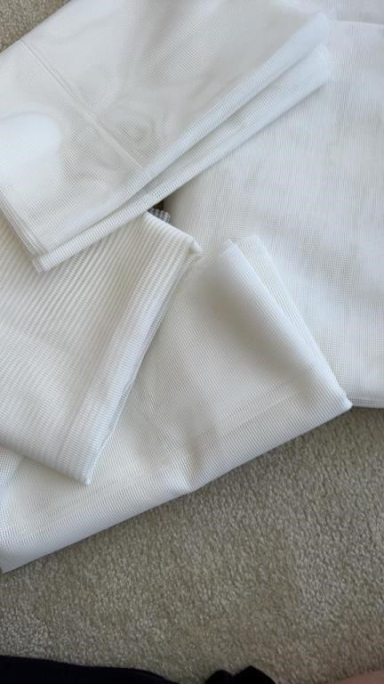 Netting Fabric 4 pcs,.1- 120“ x 22“, 1-  120 x 10