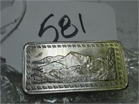 ONE OUNCE PURE SILVER .999 PIKES PEAK BY