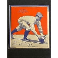 1935 Wheaties Lou Gehrig Card