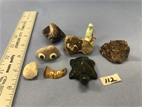 Lot of 7 pieces of miscellaneous stone specimens,