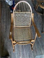 Handmade chair, made in the style of bentwood snow