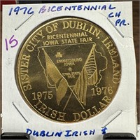 1976 BICENTENNIAL PROOF DUBLIN IRISH DOLLAR