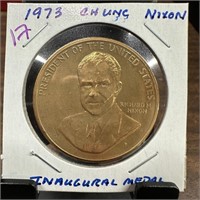 1973 CH UNC NIXON INAUGURAL MEDAL