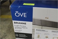 OVE BRIANNE 3-LT. PENDANT FIXTURE