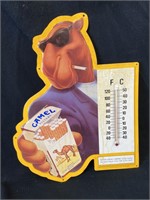 Joe Camel Metal Advertising Thermometer