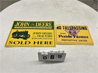 John Deere, Prairie Farmer newer Signs