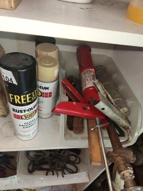 Rustoleum Spray Pant, Caulking Guns & more