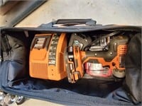 Ridgid Drill, Charger, Batteries, Bag