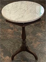 Occasional table with marble top
