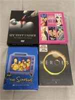 4 DVD Sets- The Simpsons, Six Feet Under, & More