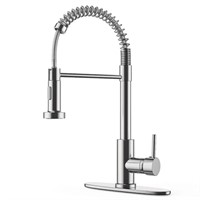 Kitchen Faucet  Pull Down Sprayer  Brushed Nickel