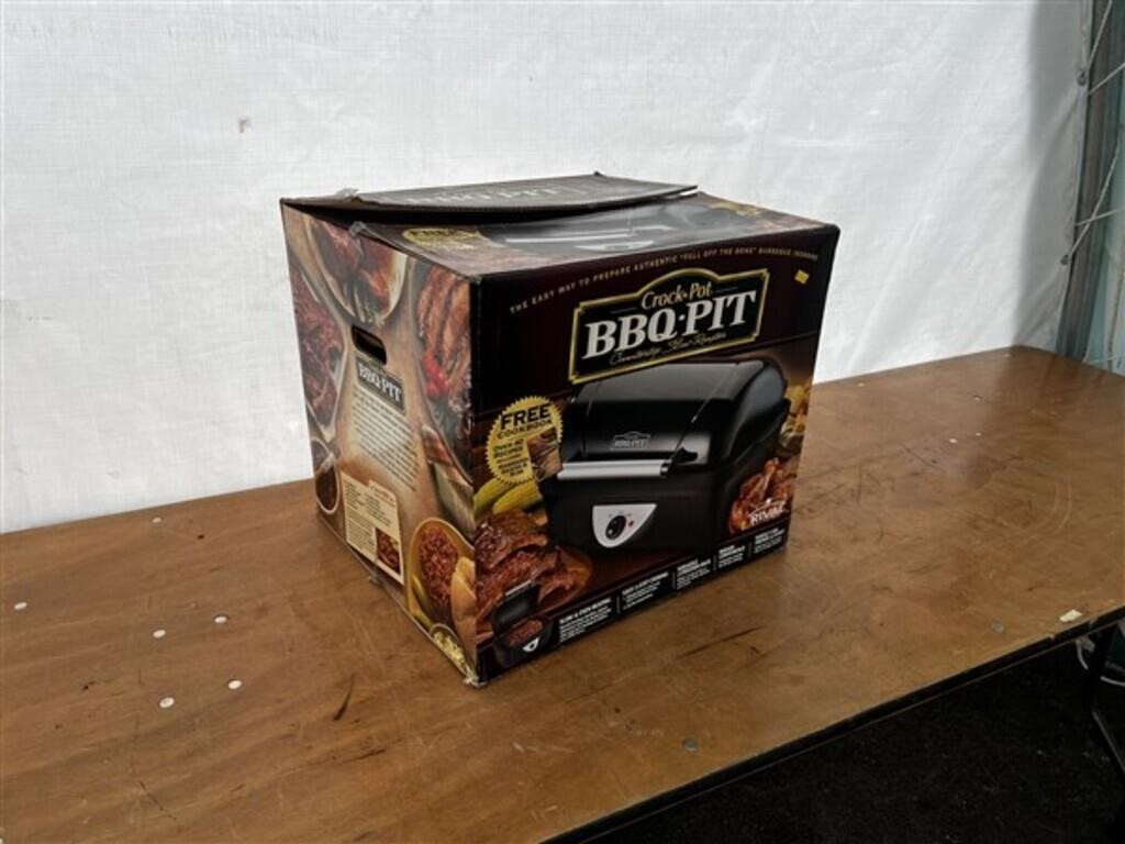 Crock Pot Electric BBQ Pit