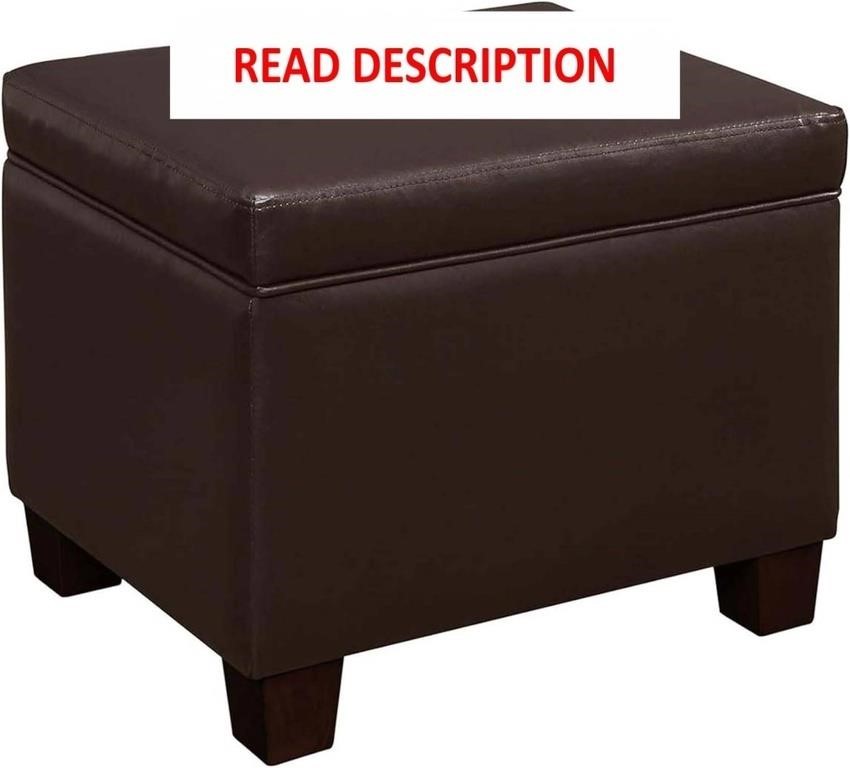 161343ES Madison Storage Ottoman  Espresso