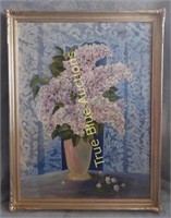 Painting Of "Lilacs In A Vase"