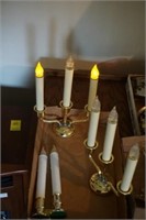 Plastic Battery Operated Candelabra