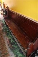 Wooden Church Pew 102.5L