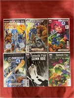 6 bagged and backed comics