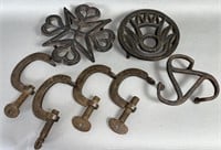 Group of assorted iron primitives ca. 18th-early