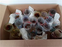 Derby Glasses Lot of 18