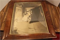 Vintage Wood Framed Print copyright 1889
