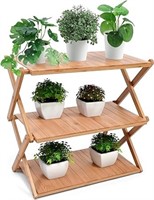 3 Tier Plant Stand, Bamboo Plant Stand For Indoor