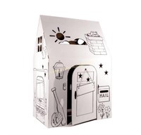 Easy Playhouse $44 Retail Cardboard Clubhouse
