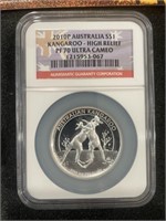 2010 AUSTRALIAN KANGAROO 1OZ SILVER PROOF COIN