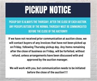 Pickup Notice