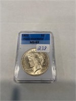 1923 Peace Dollar MS-63