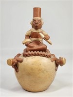 LIMA PERU POTTERY CHILD BIRTH VESSEL