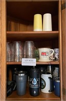 Kitchen upper corner cabinet contents