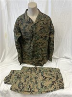 U.S. Marine Corp Camo Fatigues - Top & Pants