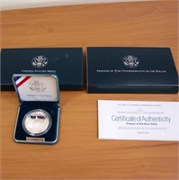 Prisoner of War Commemorative Proof Silver Dollar