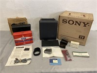 Sony Transistor TV-900U And Accessories
