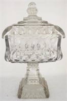 Westmoreland Crystal Wedding Lidded Candy