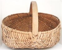 Antique Egg Basket - 13" x 13" x 9"