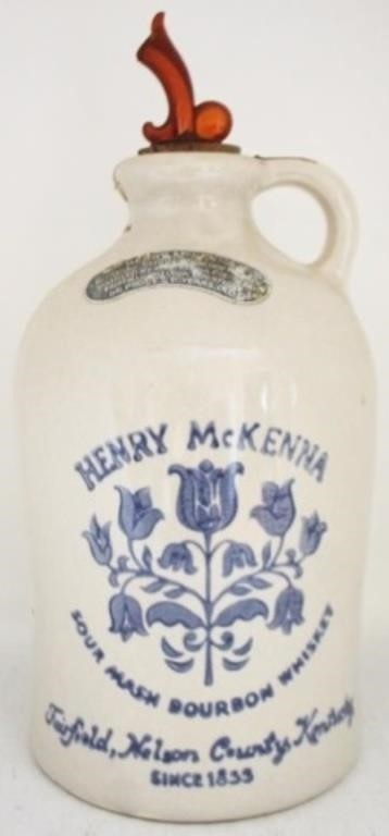 Henry McKenna Stoneware Jug - 10" tall