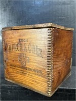 DOVETAIL ADVERTISING BOX FROM MERCK & CO. OF