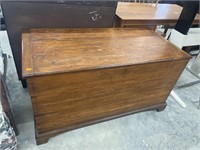 Antique dove tailed blanket chest