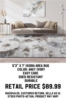 5'3"x7' Isidra Area Rug