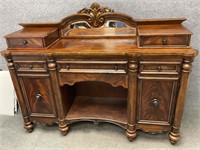 Ornately Carved Broyhill Sideboard