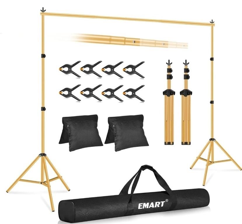 EMART Backdrop Stand 10x7ft(WxH) Photo Studio